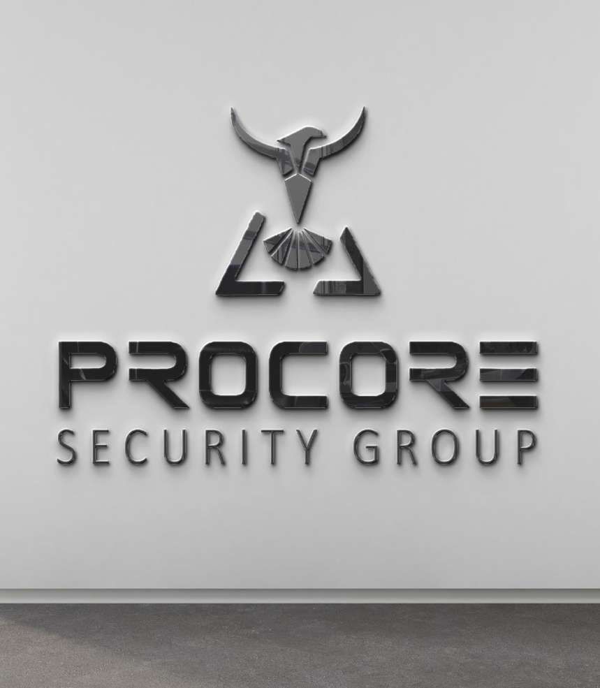 Procore Security Group emblem mounted at the Randpark Ridge head office