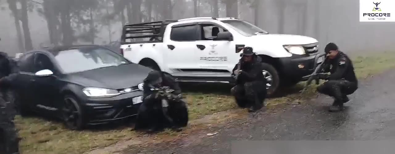 Covering positions from the response vehicles — field footage, 17 Sep 2026 (video)